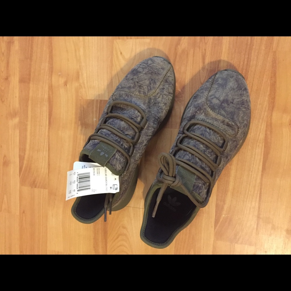 Adidas tubular shadows olive green